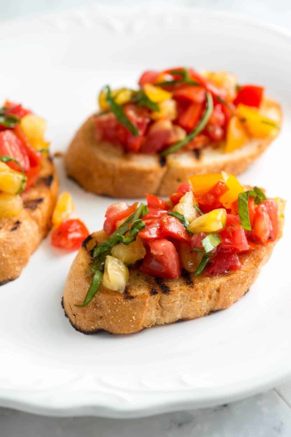 Bruschetta s rajčaty