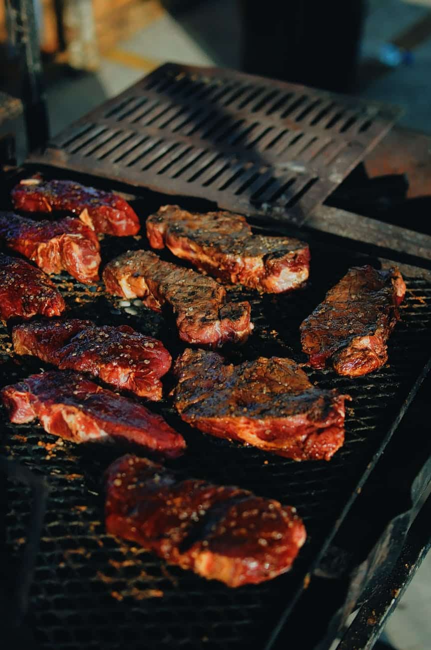 Marinovaná vepřová krkovice na grilu