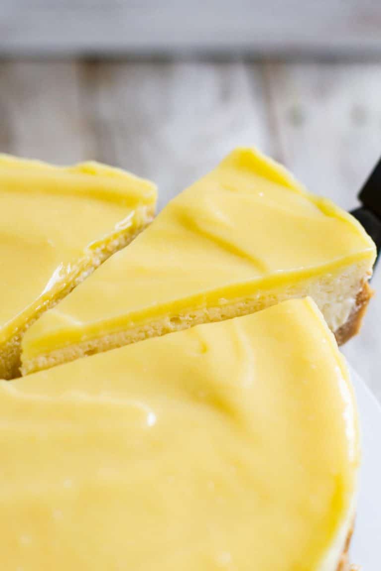 Pečený citronový cheesecake