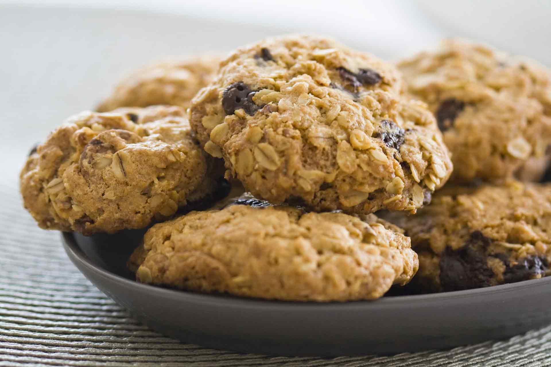 Müsli sušenky s rozinkami