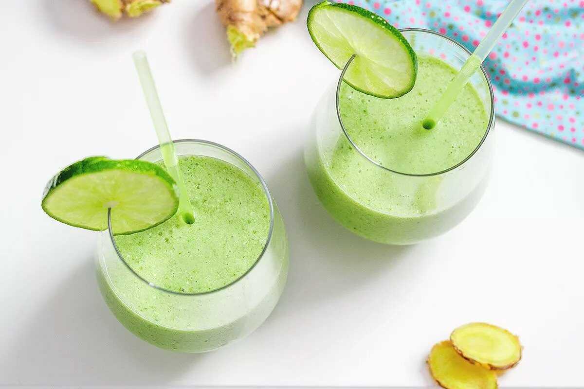 Okurkové smoothie se zázvorem