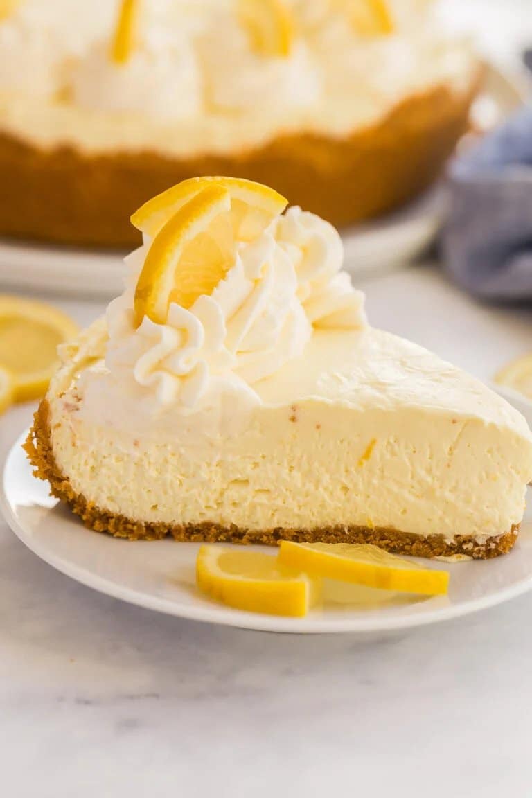 Nepečený citronový cheesecake